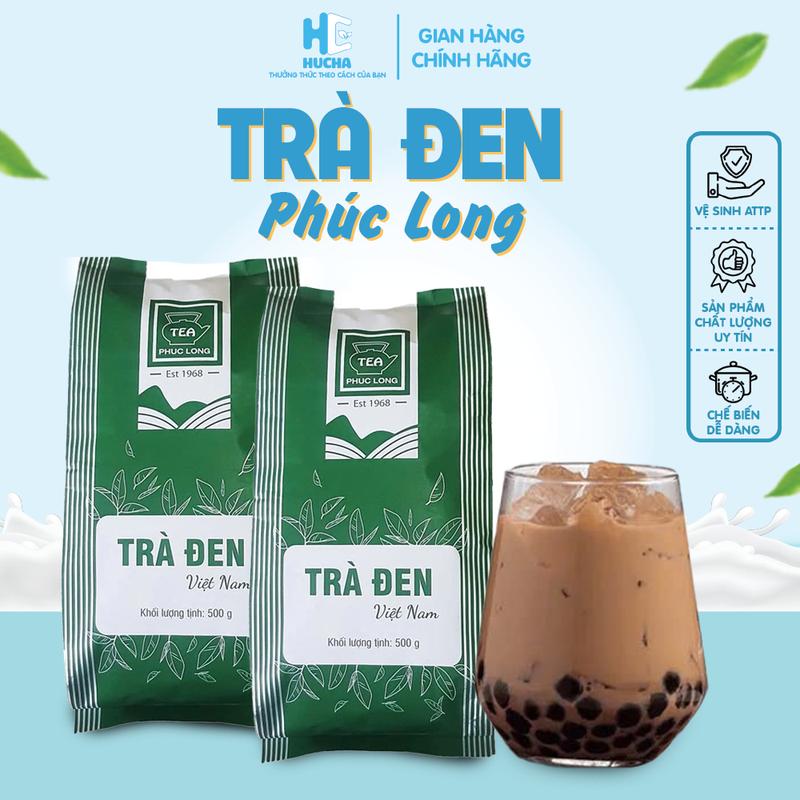  Trà đen phúc long gói 50g nguyên liệu nấu trà sữa phúc long thơm ngon đậm vị - nguyên liệu pha chế Hucha Nước Trà Chè 