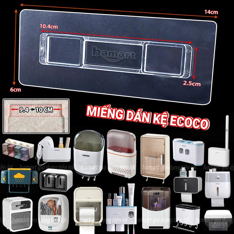 Miếng Dán Kệ Ecoco Dự Phòng Thay Thế Keo Dính Hộp Đựng Giấy Vệ Sinh Treo Tường Nhà Tắm Oenon Moc Tiện Lợi