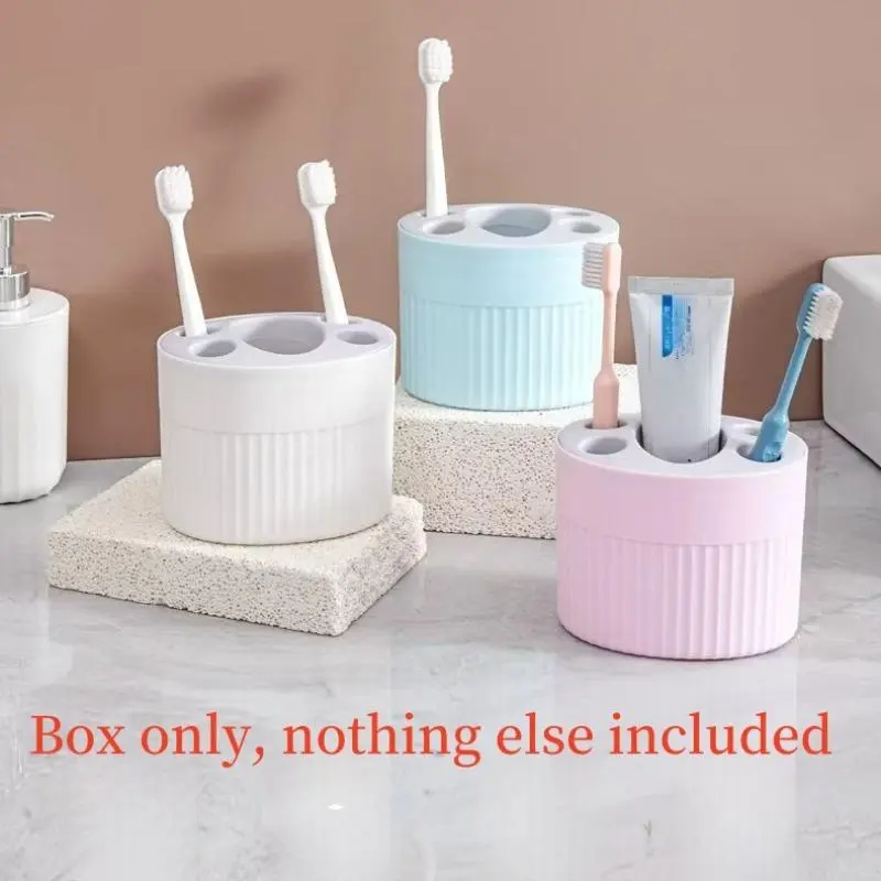 Toothbrush Holder, 1 Count Toothbrush Storage Box, Toothbrush Holder for Bathroom, Multifunctional Toothbrush Holder for Home Bathroom 4