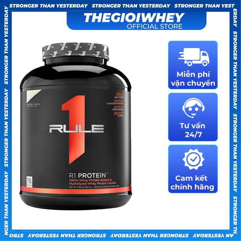 Thực Phẩm Bổ Sung | Whey Protein RULE1 PROTEIN 5lbs(2kg3)