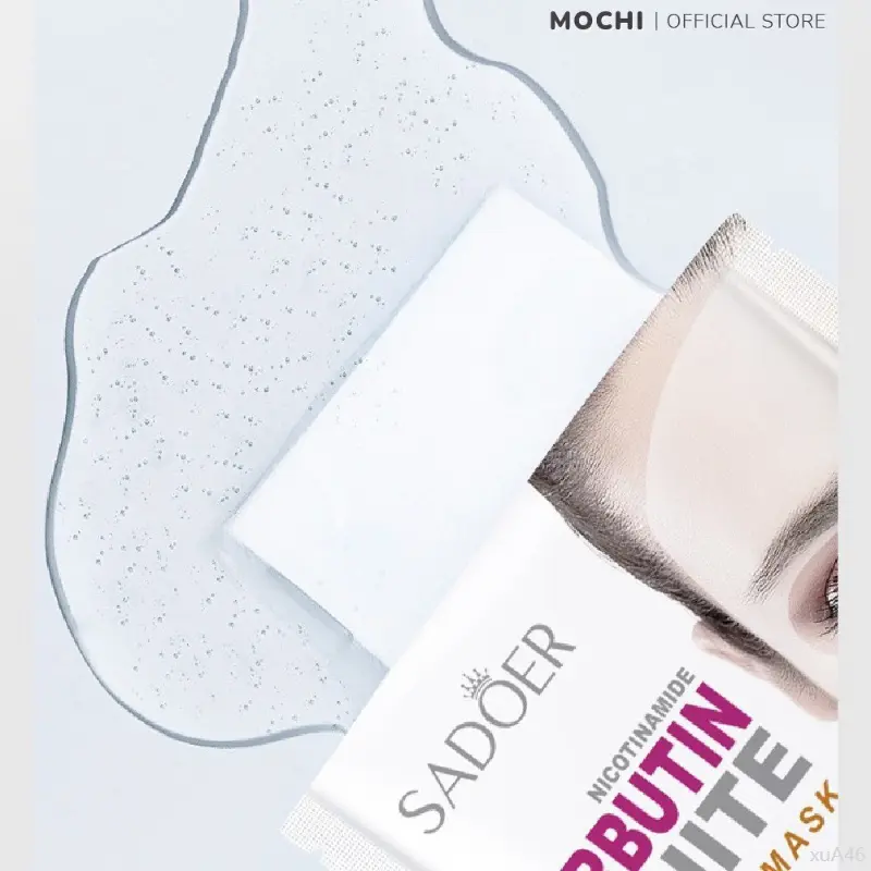 Mặt nạ trà xanh chống oxy hóa  Mặt nạ collagen Sadoer cung cấp protein, giữ ẩm, căng mịn, trắng sáng da. mặt  trị  mụn  giấy Nạ Ủ caudalie detox  mask combo  duong  trang 3