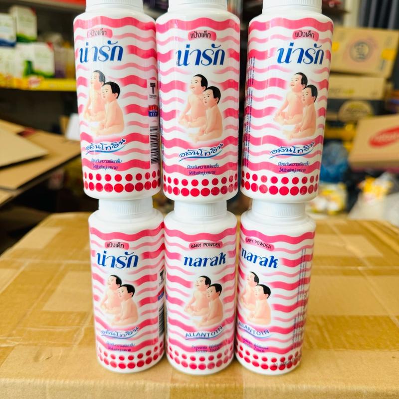 Phấn Rôm Narak Thái Lan 25gr Cho Bé Thơm Dịu Nhẹ