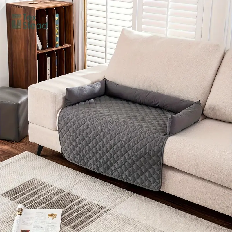 Solid Color Pet Sofa, Washable Pet Sofa, Non-slip Waterproof Sofa Protective Pad, Pet Supplies for Home Living Room, Dog Bed Mat, Dog Sofa Pad 4
