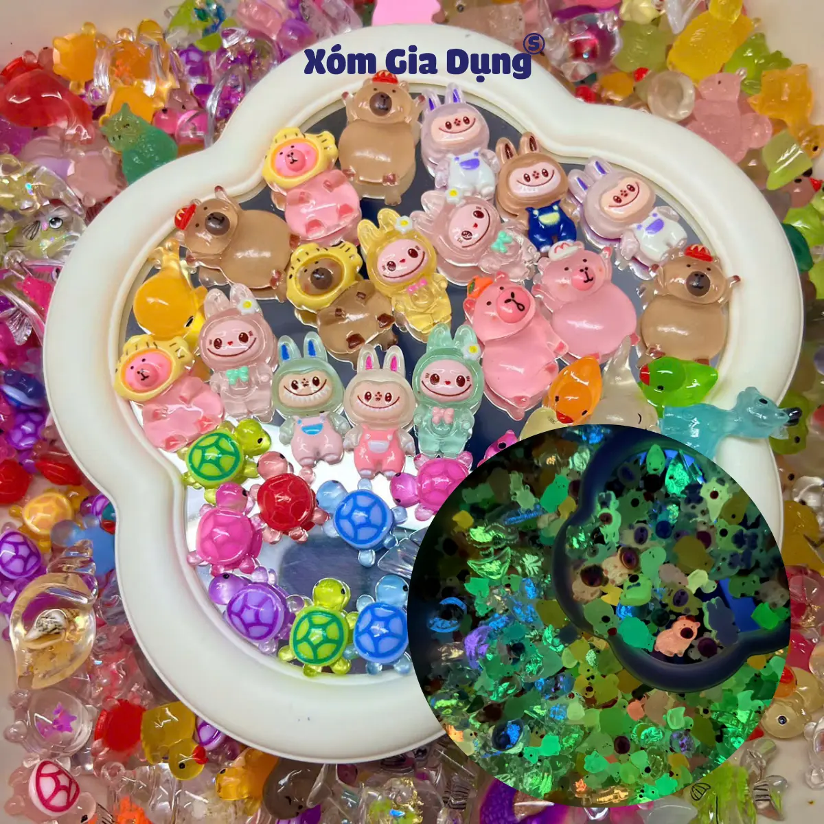 Bộ 30 Túi Bí Mật Phát Sáng Tìm Capybara , Labu Labu, Kuromi ,Melody ( Mix đủ mẫu ) ... _làm đồ chơi, đồ handmade, DIY, trang trí ốp điện thoại, mô hình sưu tầm nhân vật