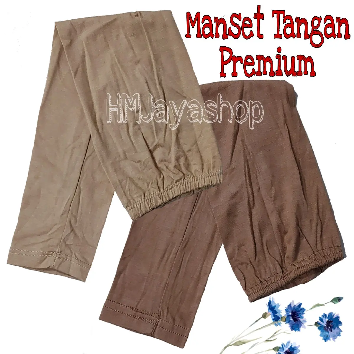 Manset Tangan Panjang Polos Unisex bahan Rayon handsock