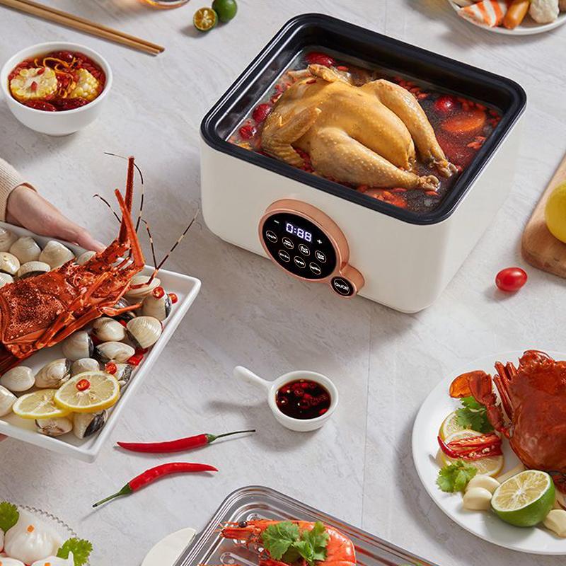 Nồi hấp kawu, dung tích lớn 24L, đa năng vừa hấp vừa nấu trong một nồi, ba lớp có thể tự do kết hợp, làm nóng nhanh tập trung năng lượng 1500W,model BT-ZG06 3