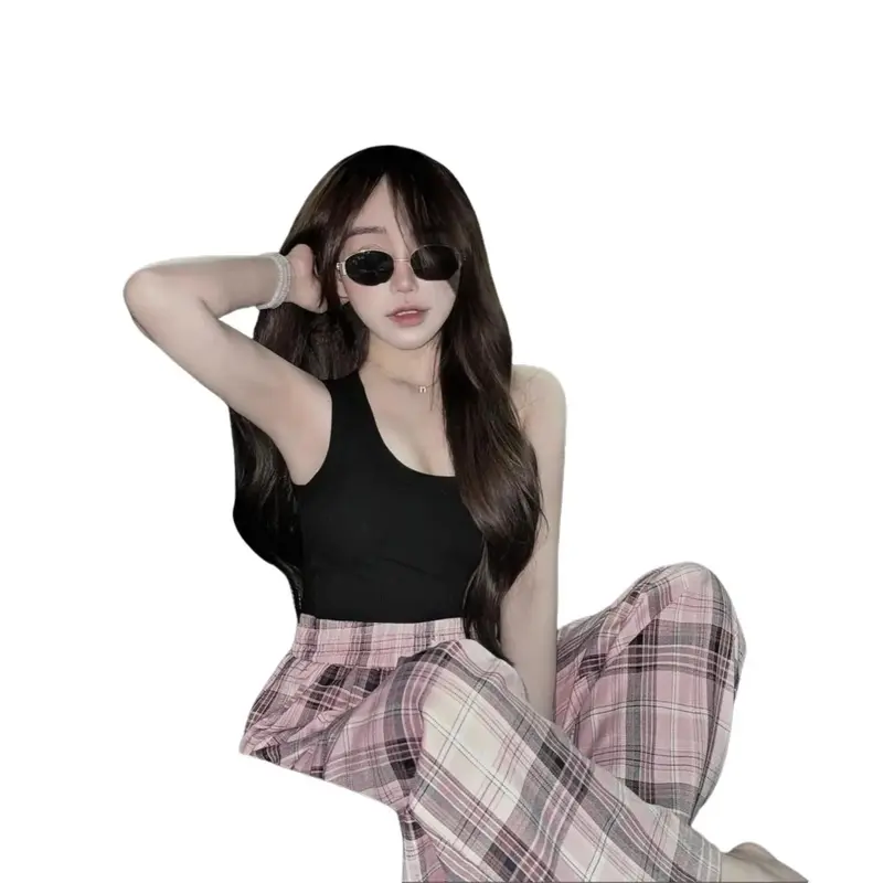 Áo ba lỗ chất tăm lạnh cho nữ, mát nhẹ Top Women 2