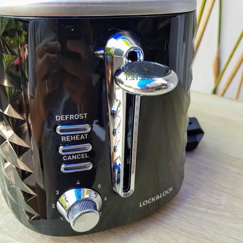 Máy Nướng Bánh Mì Lock&Lock công suất 850W Màu đen EJB222BLK - hàng chính hãng bảo hành 1 năm 4