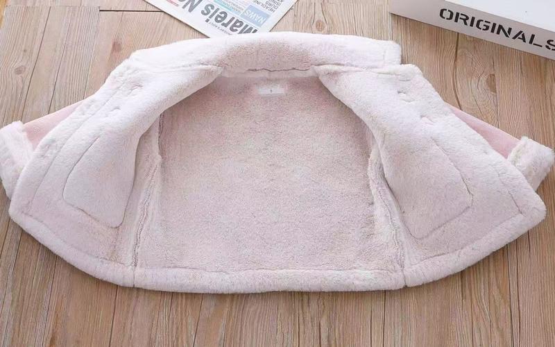 Product Introduction of Áo Khoác Bé Gái, Mùa Thu Và Mùa Đông, Lót Lông Cừu, Áo Khoác Lông Và Da Cho Trẻ Em, Quần Áo Mùa Đông Cho Em Bé, Áo Phong Cách Phương Tây, Hợp Xu hướng 26