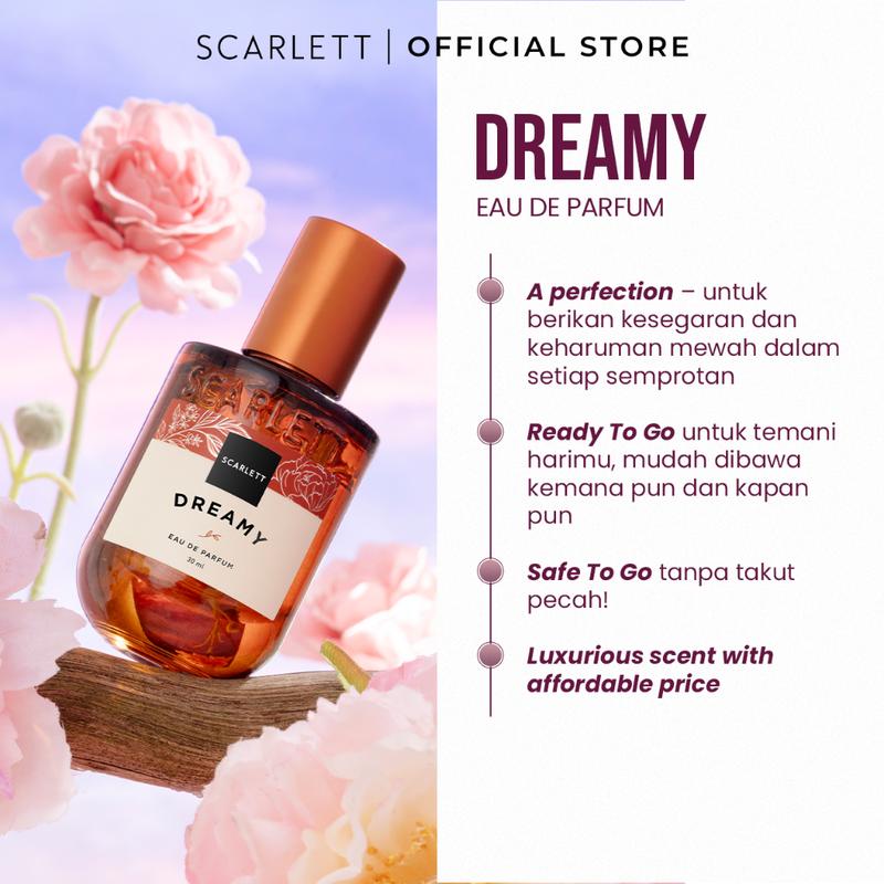 Scarlett Whitening Eau De Parfum Sweet Memories | Dreamy Parfum Scarlett Perfume Wangi 3