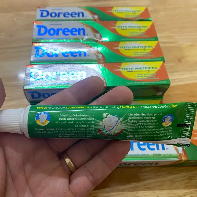 Combo 10 tuýp kem đánh răng doreen 45g 4