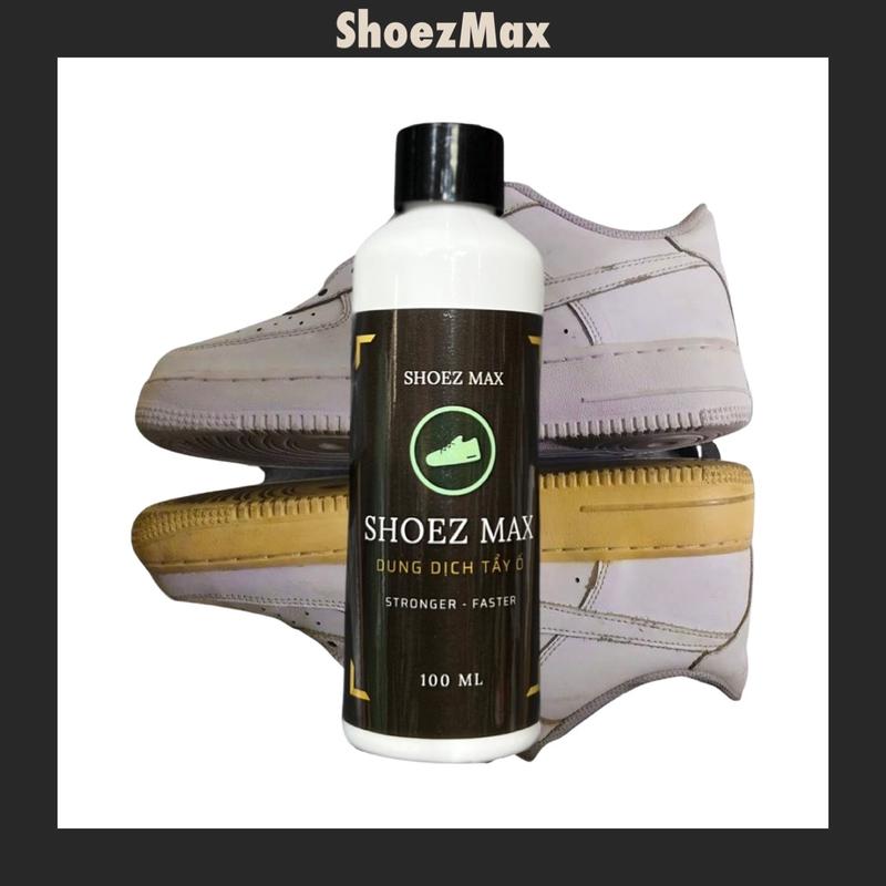 Dung Dịch Tẩy Ố Vàng Đế Giày Cao Su Vệ Sinh Làm Trắng Giày Shoez Max 100ml xịt giay