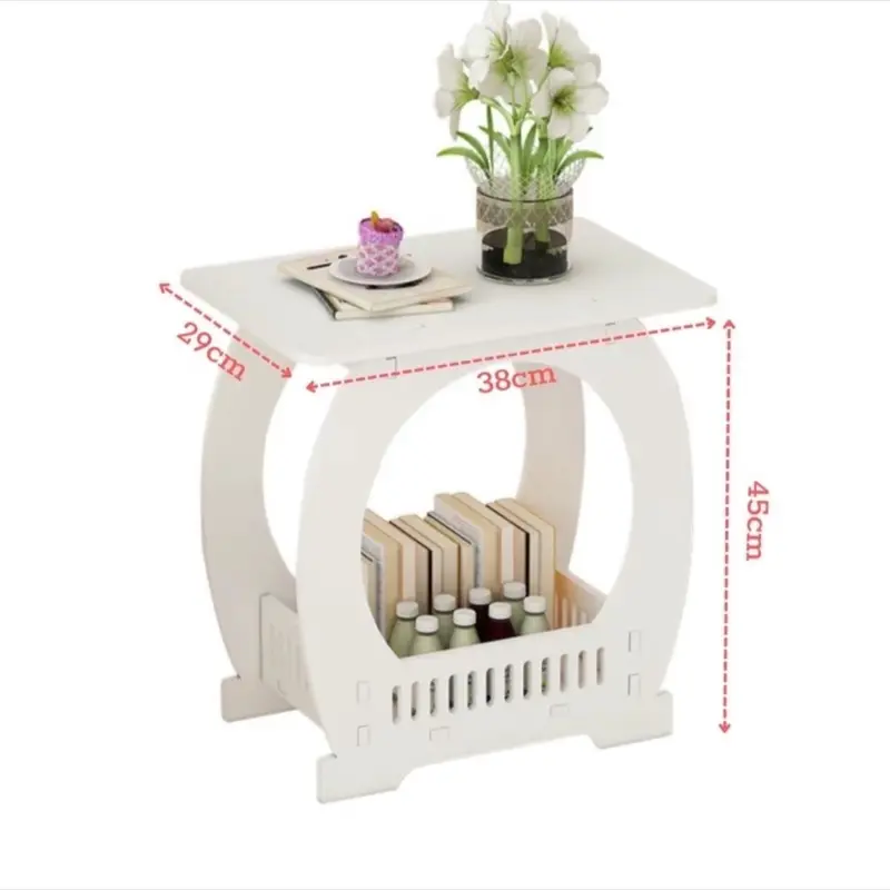 ￼Bàn Trà Mini Decor Trang Trí Phong Cách Hàn Quốc, Kệ Tab Đầu Giường Chống Nước Vietnam Có ngăn kéo 2