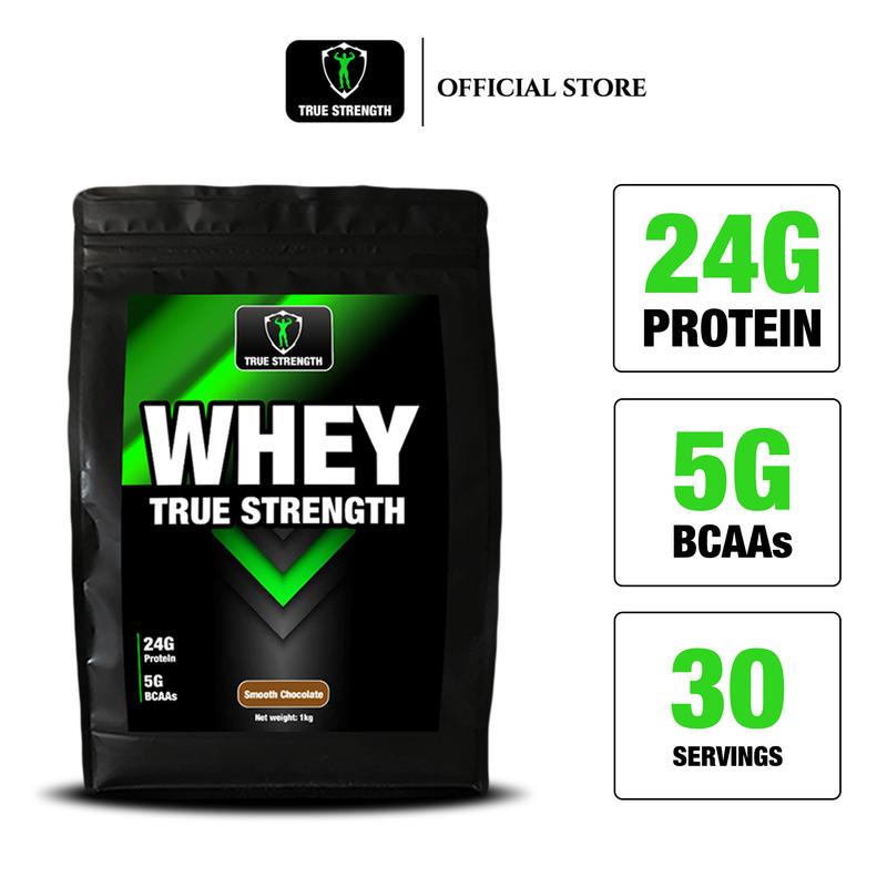 Bột Whey Protein | Whey True Strength | Loại 1kg (30 lần dùng)