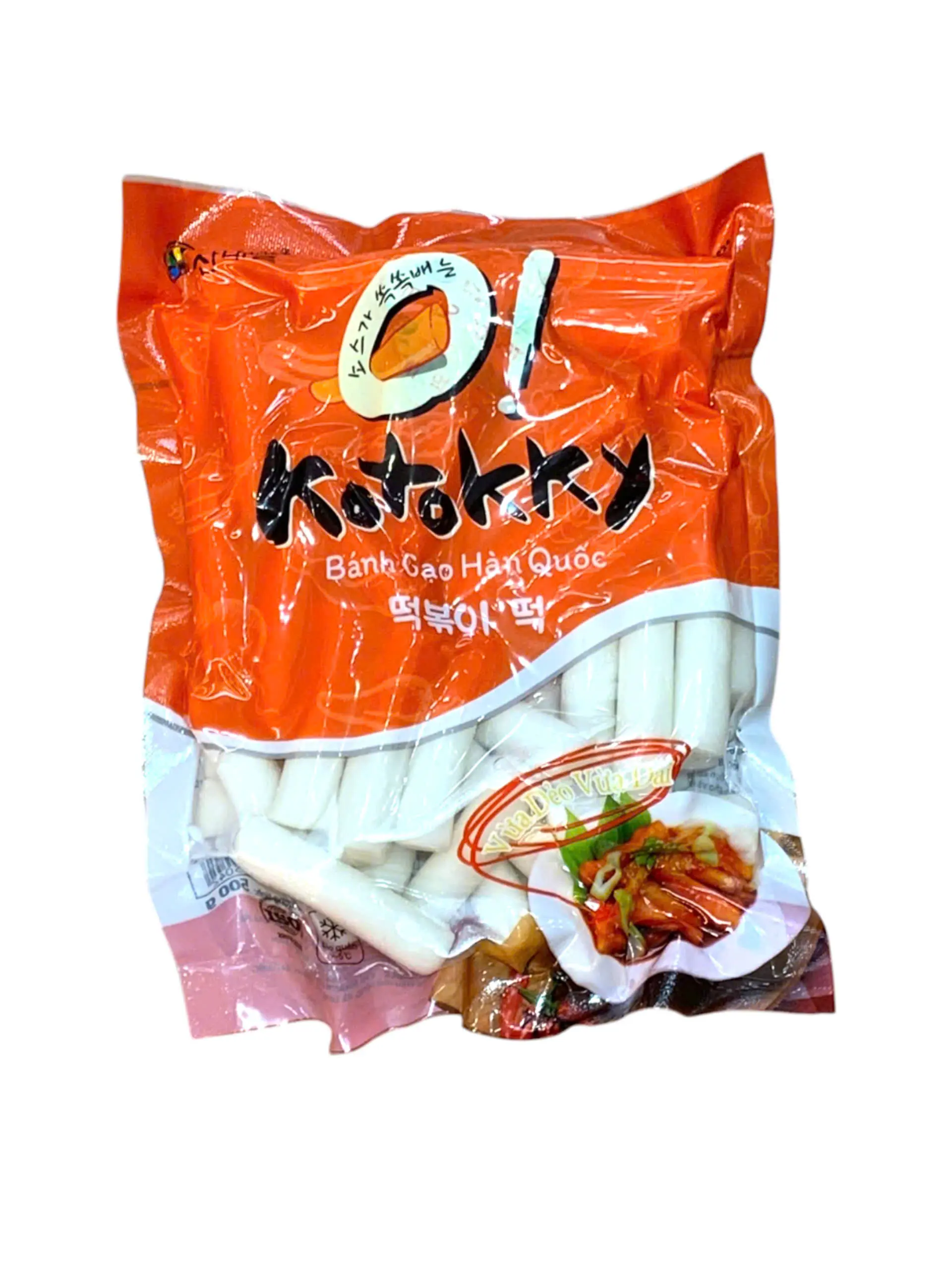 Bánh gạo Tokbokki truyền thống Hàn Quốc 500g