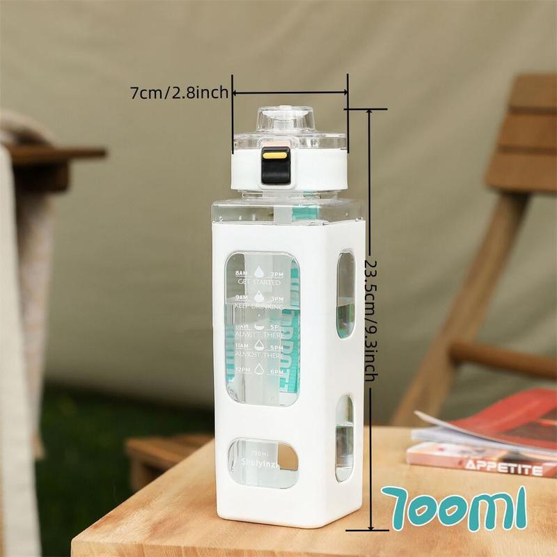 Product Introduction of 700ml Sports Water Bottle, Large Capacity Drinking Cup With Straw, Portable Water Cup for Hiking School Camp Running 18
