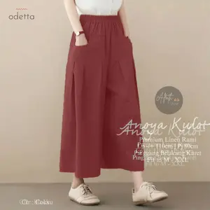 ANOYA CELANA KULOT ADEM PREMIUM LP 110 PINGGANG KARET