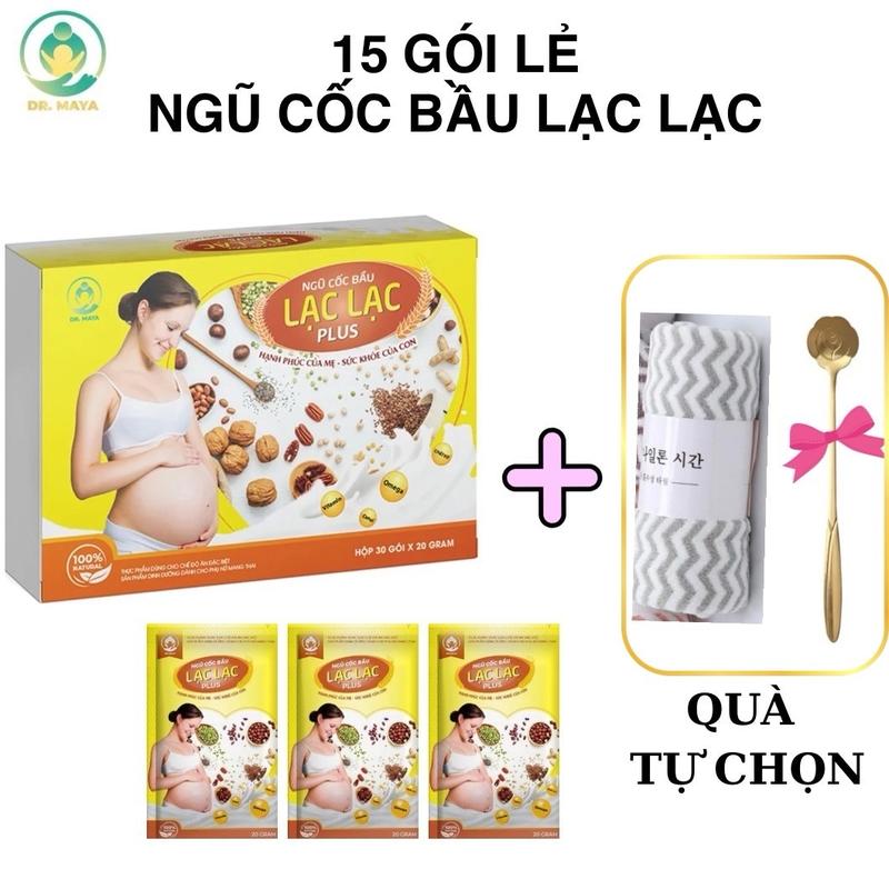 [DÙNG THỬ] 15 gói lẻ ngũ cốc bầu Lạc Lạc dành cho mẹ bầu ( tặng quà tự chọn )