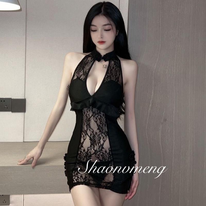 Product Introduction of Váy Ngủ Sườn Xám Cho Nữ, Xu Hướng Mới Năm 2025, Bộ Sưu Tập 188 Người, Thiết Kế Cô Gái Trong Mơ, Phong Cách Gợi Cảm Và Nóng Bỏng, Khóa Cổ Chữ V Sâu, Độn Ngực, Ren Ghép Nối, Bao Gồm Gói, Thích Hợp Cho Phụ Nữ 2