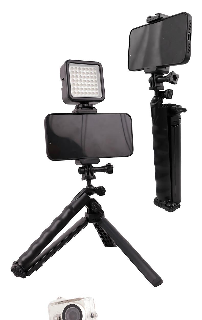 Statief Magic Arm Opvouwbare Drievoudige Verstelbare Arm voor GoPro12 Sportcamera 3-weg Beugel Drievoudige Selfie Stick Camping Feest_voghion.com