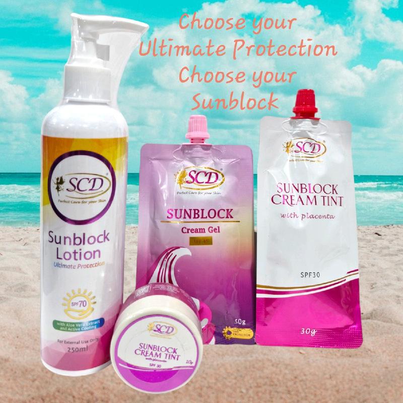 SCD SUNBLOCK CREAM LOTION Facial Sunscreen - TikTok Shop Philippines