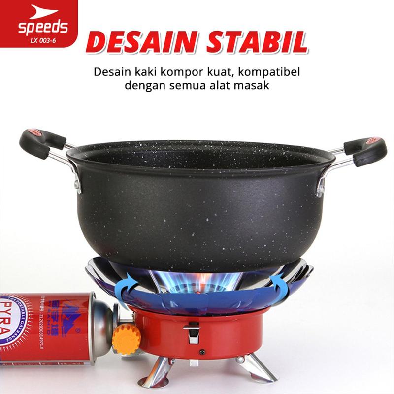 Product Introduction of Speeds Kompor Camping / Kompor Portable Alat Masak Camping Untuk Berkemah 003-6 0