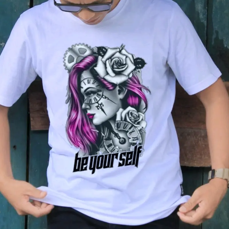 Kaos Distro Original Murah Bandung D2R motif 3D Baju pria wanita keren 1