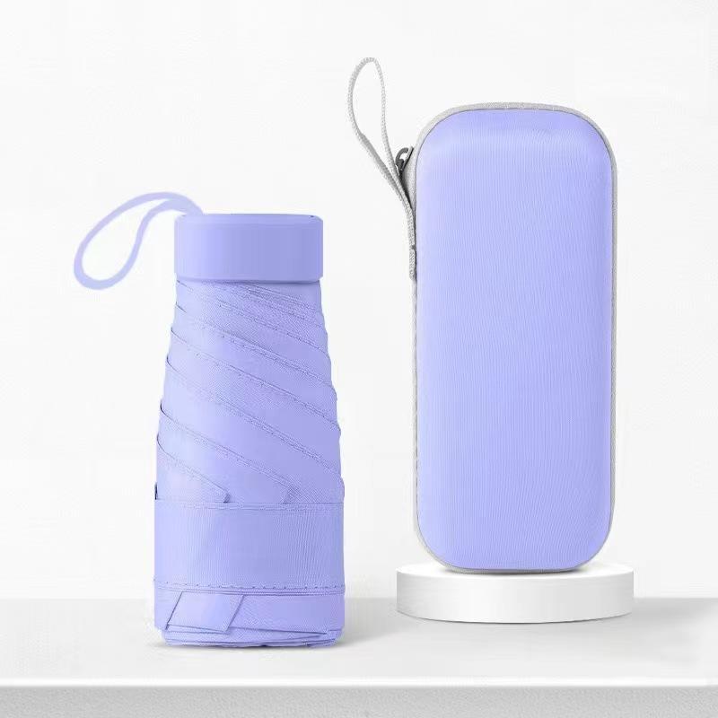 Mini Umbrella with Box, 1 Count Portable Foldable Umbrella, Lightweight Umbrella for Outdoor Sports, Portable Mini Umbrella for Women & Men 8