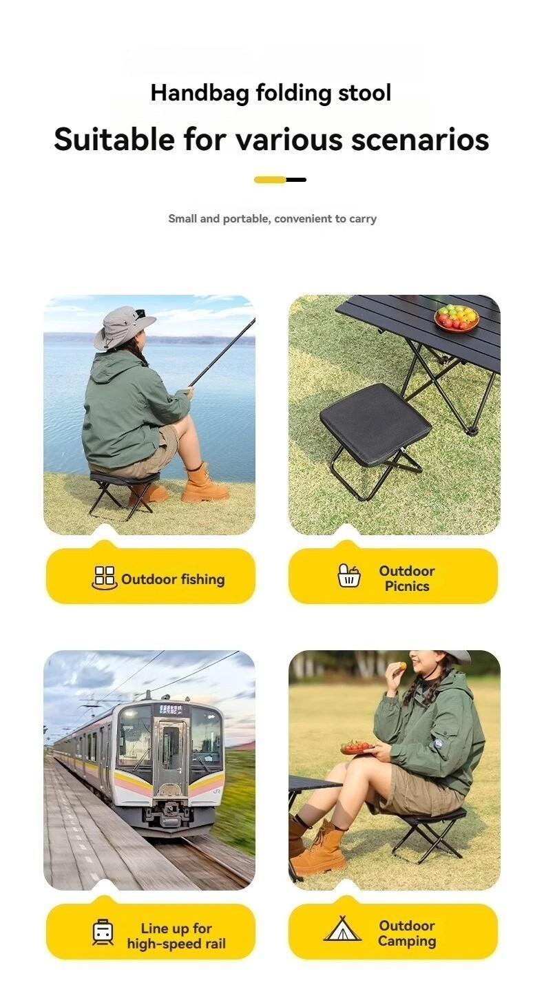 Product Introduction of [Giao hàng 24 giờ] Ghế gấp ngoài trời, Ghế cắm trại dã ngoại, Ghế câu cá ngựa nhỏ, Ghế gấp di động, Ghế phác thảo sinh viên nghệ thuật 27