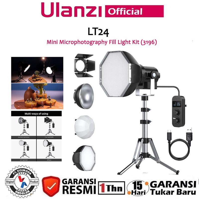 Ulanzi LT24 Mini COB Bi-Color Spotlight LED Fill Light Kit (3196 ...