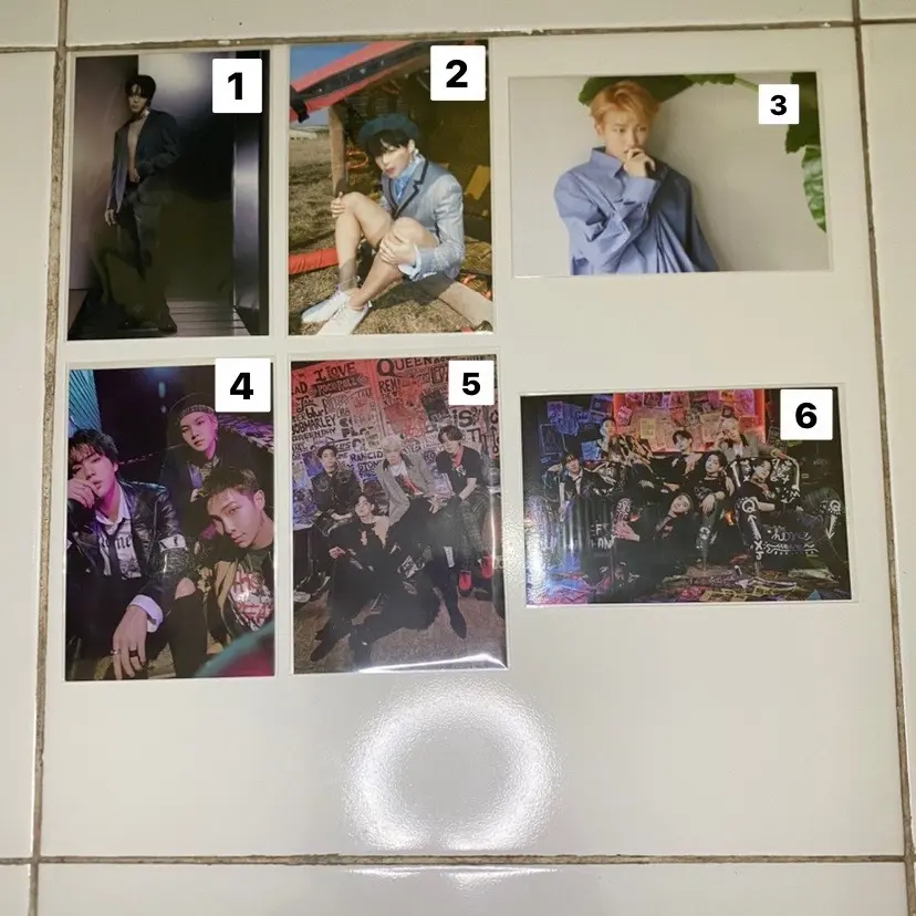Official Postcard Jimin Namjoon BTS