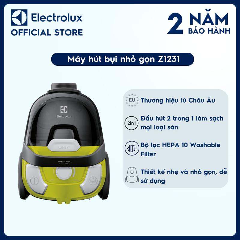 Máy hút bụi nhỏ gọn Electrolux Z1231 Hút bụi đa năng Làm Sạch