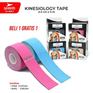 SPEEDS Kinesiology Tape Plaster Perekat Kinesio Karet Aksesoris Tangan Olahraga 003-1