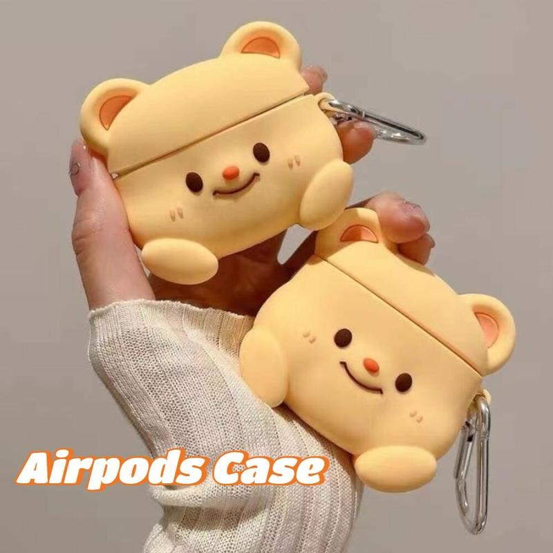 Vỏ Tai Nghe Silicon, Thiết Kế Hoạt Hình Dễ Thương, Tương Thích Với AirPods 1, 2, 3, 4, AirPods Pro 2, Được Trang Trí Bằng Mèo KT Và Vẻ Đẹp Đen, Tai Nghe Không Dây Bluetooth, Mềm Mại Và Chống Rơi, Vỏ Bảo Vệ Tai Nghe, Phụ Kiện Tai Nghe 8