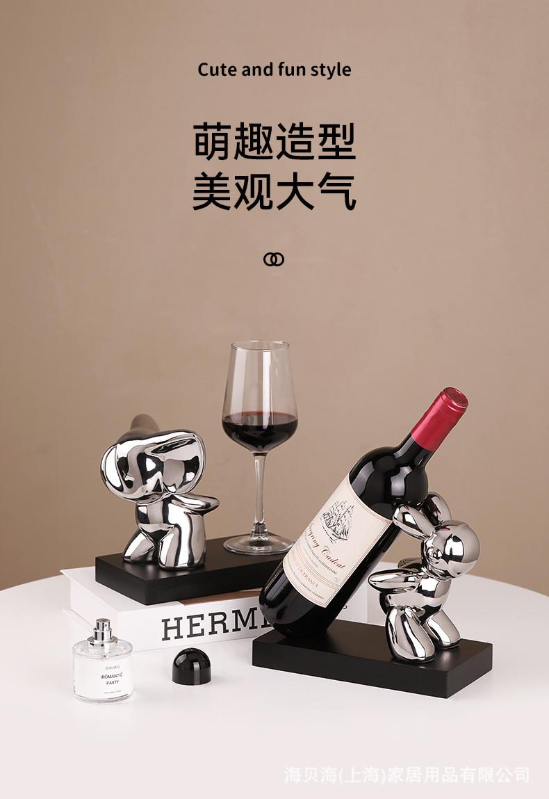 Product Introduction of Dining Table Wine Glass Holder Wine Rack Wine Cabinet Home Decoration Desktop Decoration Light Luxury Living Room TV Cabinet Creative Furnishings 2