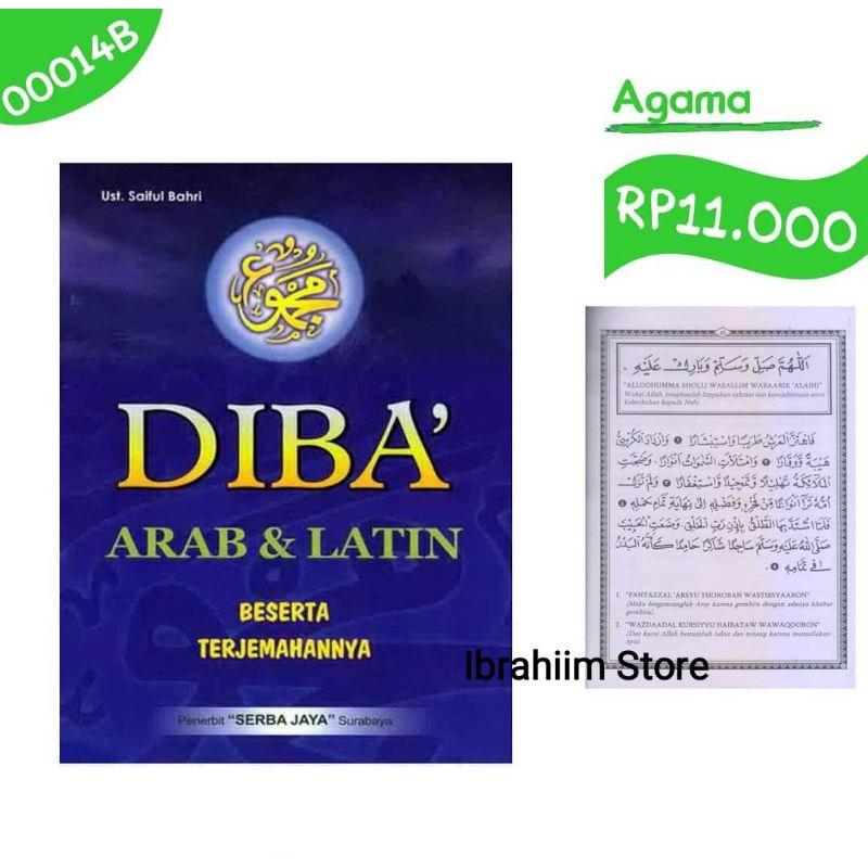 BUKU DIBA ARAB DAN LATIN BESERTA TERJEMAHAN LENGKAP 0