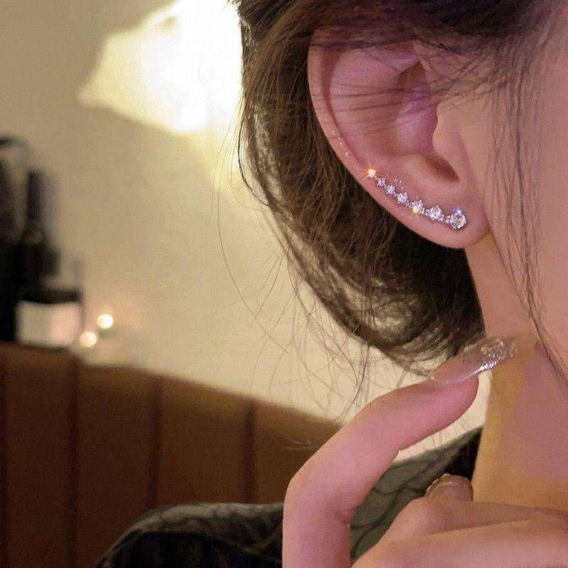 Bông Tai Đinh tán Zircon, Kim Bạc 925, Siêu Lấp Lánh, Dành Cho Nữ, Phổ Biến Năm 2024, Giá Cả Phải Chăng, Sang Trọng Cao Cấp, Thiết Kế Đẹp, Đồ Trang Trí Tai Duyên Dáng 5