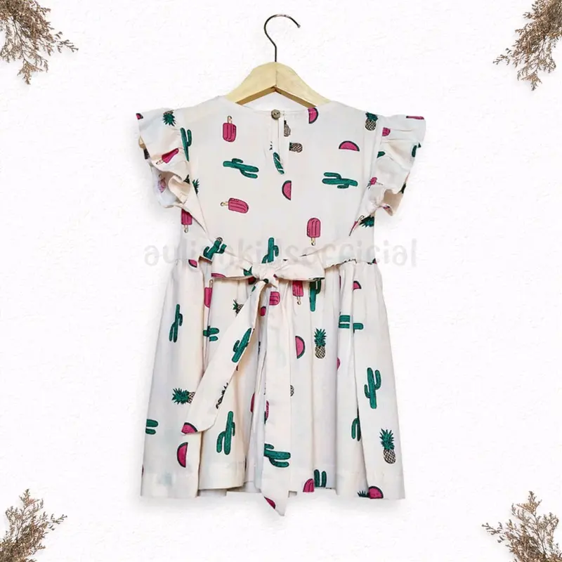 DRESS ANAK DAN BAYI BAHAN KATUN RAYON PREMIUM motif unicorn koala kaktus 4
