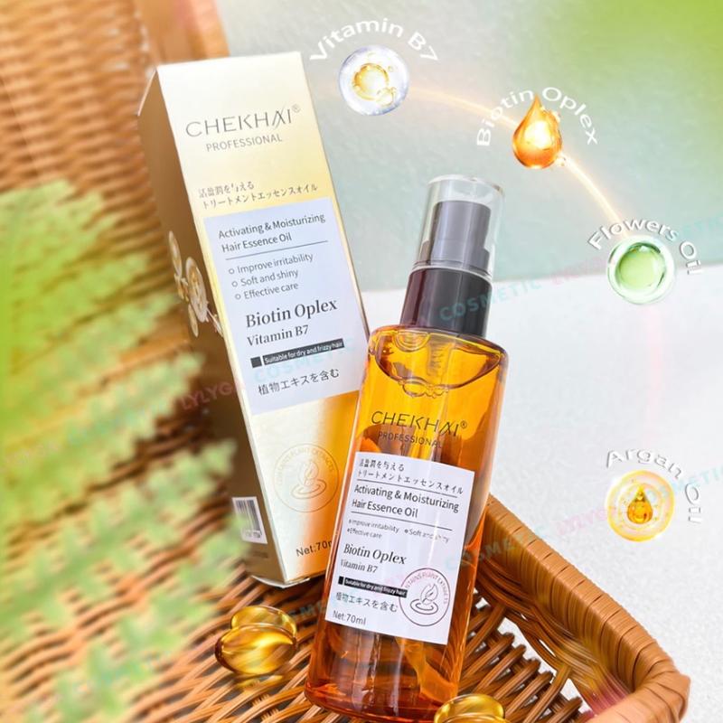 Tinh dầu dưỡng tóc Chekhai - 70ml - nội địa Trung Quốc - cung cấp vitamin cho tóc bóng mượt thơm lâu - sản phẩm dành cho phụ nữ