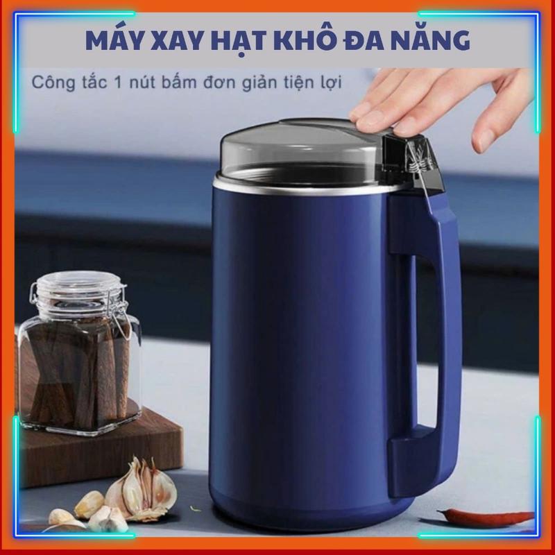 Máy Xay Hạt Khô Đa Năng Cực Nhanh MX06, Máy Xay Bột Ngũ Cốc, Cafe, Các Loại Hạt Cực Nhanh, Máy Xay Bột Mịn Ăn Dặm Cho Bé