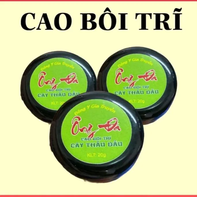 Cao bôi trĩ Ông Đa cây thầu dầu tía