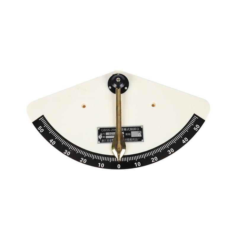 ProfessionalGrade Ship Tilt Indicator 55-Degree Pendulum Tilt Gauges for Boats 0