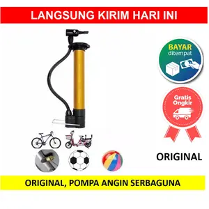 Pompa Hydro BAN SEPEDA Mini Portable Angin Kasur Bola Serbaguna Karet