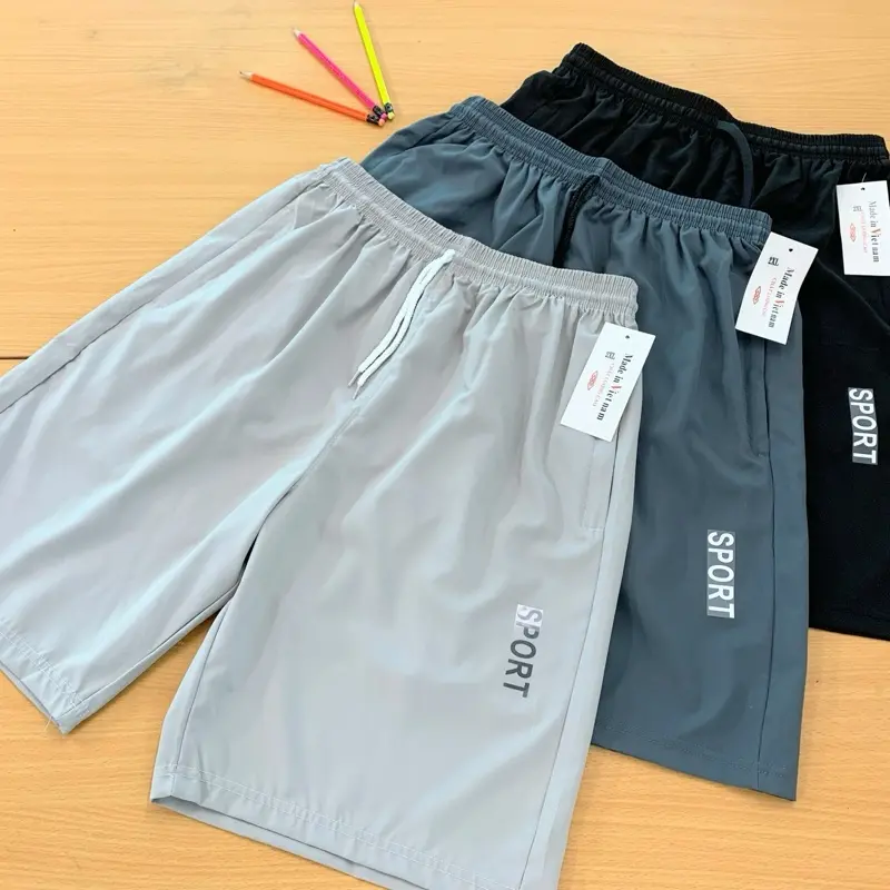{ 40-82kg} Combo 2-3 quần đùi nam. Chất gió lụa thoáng mát có dãn nhẹ. Menswear