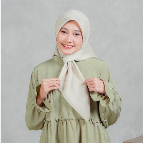 LEYA -  ANNITA PREMIUM VOAL PLAIN SCARF WITH ZIPLOCK UKURAN 115x115 6
