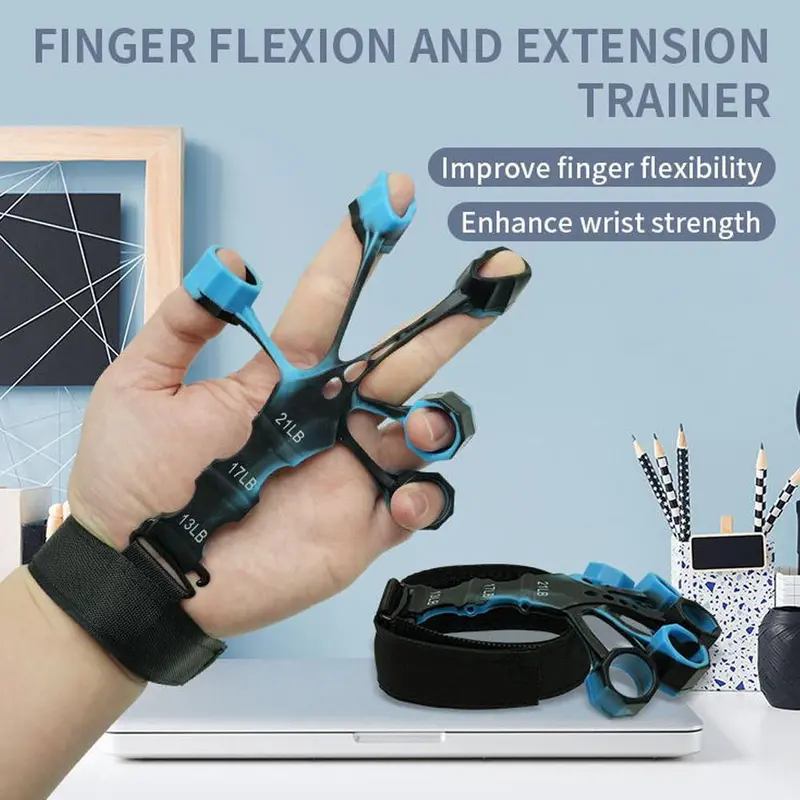Dụng Cụ Tập Co Giãn Bằng Silicon, Dụng Cụ Kẹp Ngón Tay Và Ngón Tay, Dụng Cụ Tập Luyện Cổ Tay Sức Mạnh Đàn Hồi, Cỡ Ngón Tay S, M8E2 0