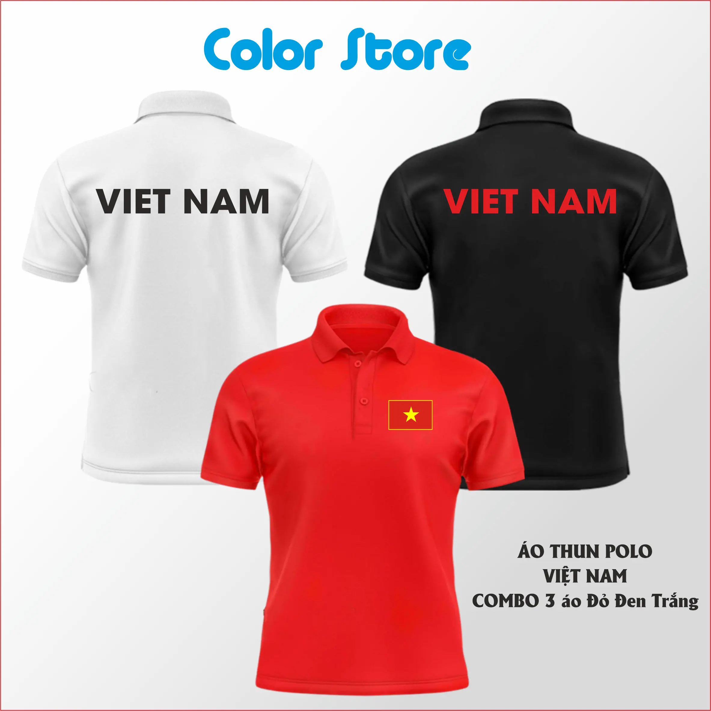 Áo Polo VIỆT NAM (Ver2.0)- Áo polo COLOR STORE