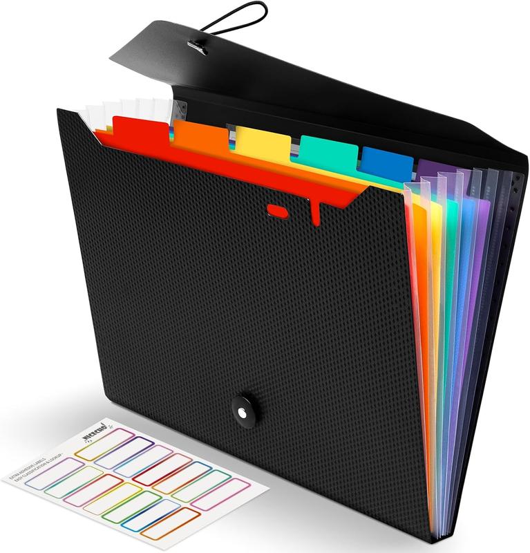 Expanding File Folder, 7 Pockets Accordion File Organizer, A - TikTok Shop