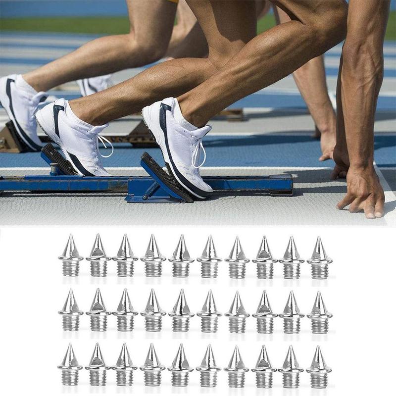 Product Introduction of 30pcs Track Field Running Shoe Studs Sprinting Cross Field Track Spikes Country Y6X1 30