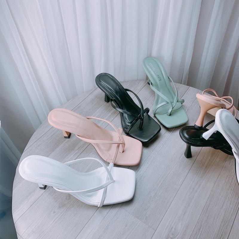 Guốc xỏ ngón 5p lên chân bao sang Nữ DéP